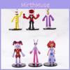 Entzückende PVC Pomni Jax Hase Figur Sammlerstück Zirkus Spielzeug Modell 7,5 cm
