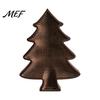 Rustic Home Table Decor Wooden Christmas Tree Serving Tray, Candy Nut Dish, Xmas Tree?Shaped Snack Storage Desktop Jewelry Tray Plate, Decorative