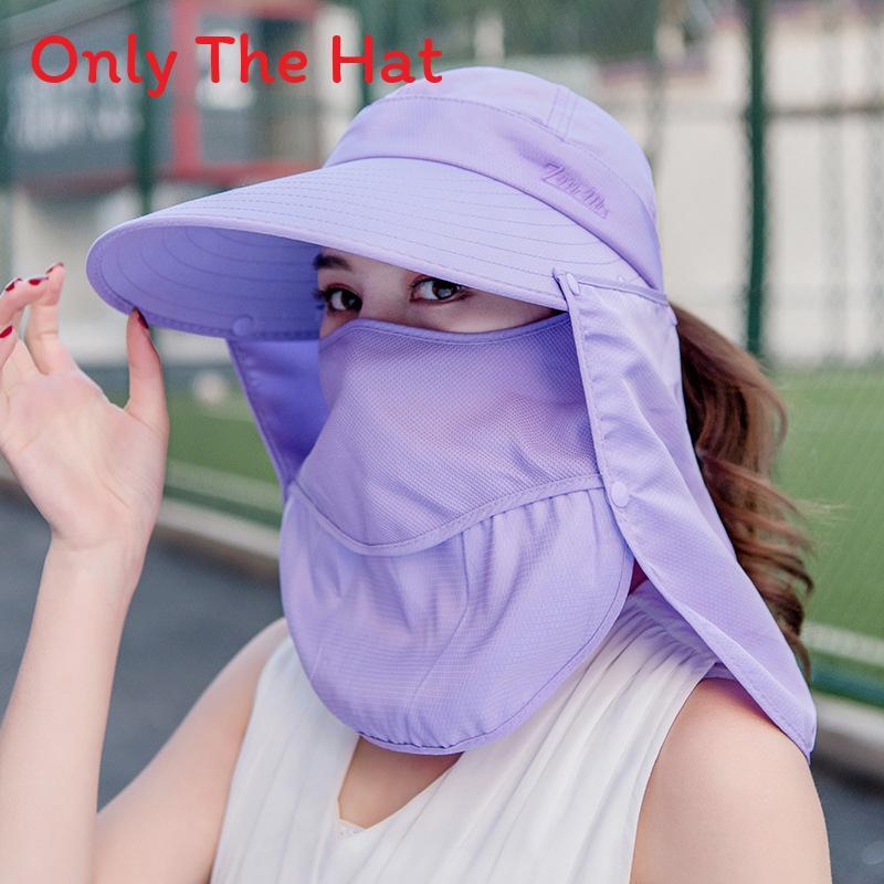 Summer Sun Protection Wide Brim Hat With Adjustable Fit For Outdoor Activities