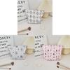 Cute Bear Makeup Bag With Floral Pattern And Polyester Material For Travel Storage