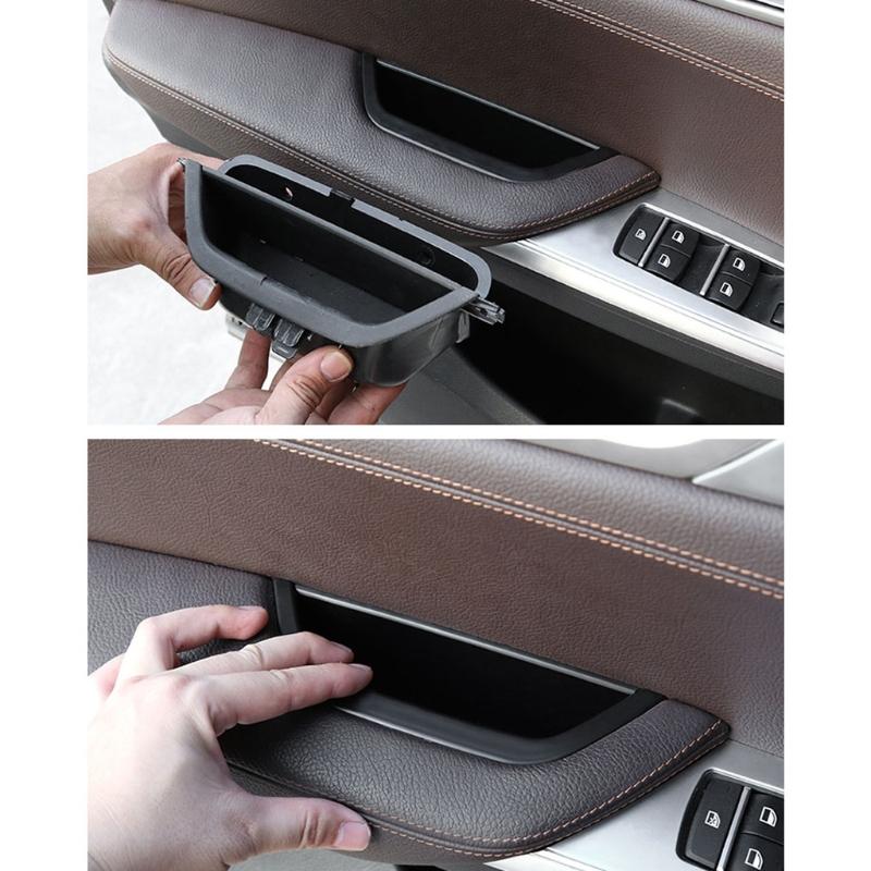 ABS Car Inner Door Handle Replacement Front Left Driver Side Door Handle Trim Suitable for X3 X4 F25 F26