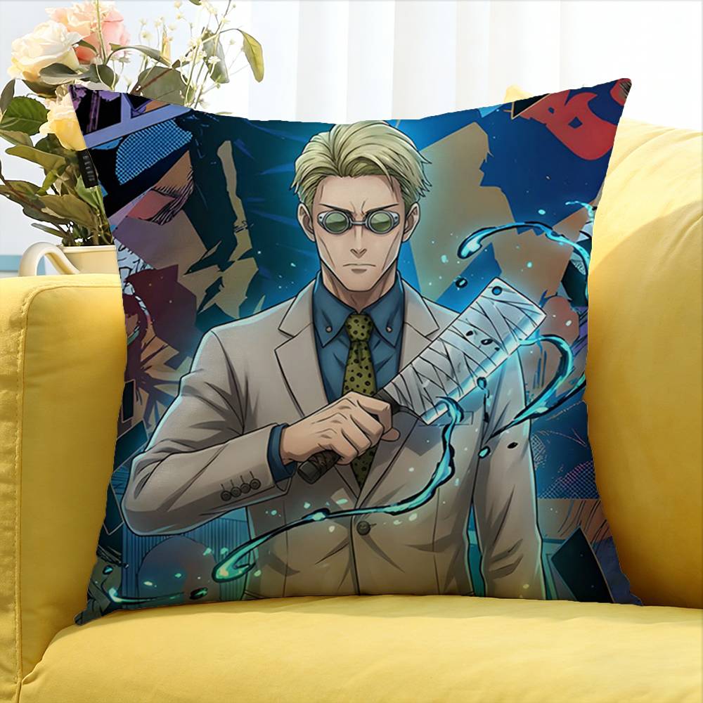 Anime Figure Nanami Kento Various Sizes Square Pillow Case For Car Home Bedchamber Decor
