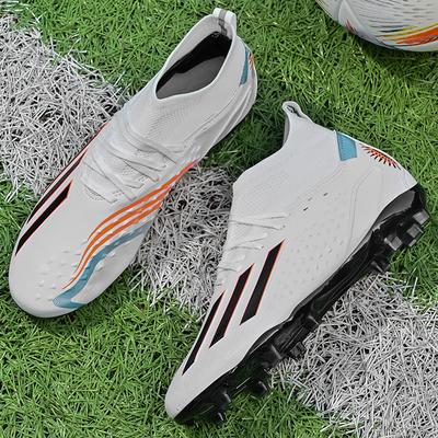 Children's High-top Breathable Men's Football Shoes with Long Nails and Broken Nails Professional Lawn Training Football Shoes