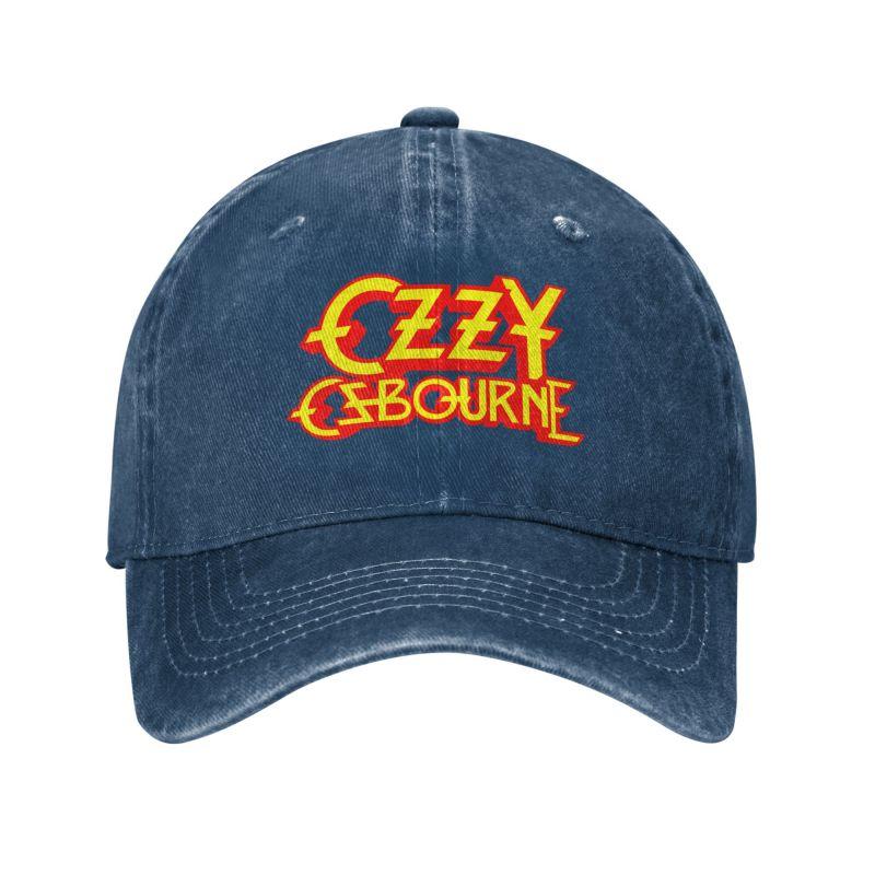 Custom Ozzy Osbourne Metal Rock Print Baseball Caps Vintage Cotton Washed Headwear Men Women Outdoor Sun Golf Hats Snapback Cap