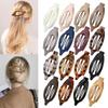 Matte Hollow Oval Hair Clips Geometric Duckbill Barrettes Solid Color Fashion Hair Accessories for Women Daily Hairstyle