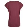 Build Your Brand Womens/Ladies Extended Shoulder T-Shirt