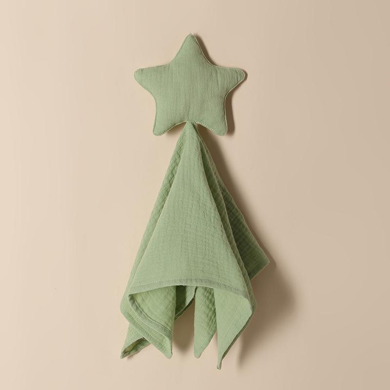 Baby Teething Comforter Puppet: Cotton Star & Moon Sleep Aid