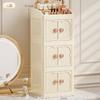 Cosmetics Storage Box Desktop Premium Sense Dresser Drawer Shelf Washing Table Skin Care Finishing Cabinet Shelf