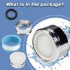 6 Pcs Faucet Aerator 15/16 Inch 24mm Replacement Aerator Male Stainless Steel Water Filter for Kitchen Sink With Gasket and Sealing Tape
