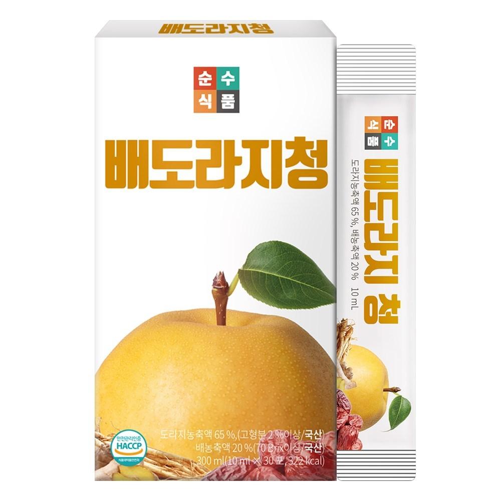 Soonsoo Food Pear and Balloon Flower Root Extract Sticks 10ml 30 Pcs
