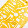 K Resin Drawings Template Ruler For Physical Chemical Instrument Measuring Tool