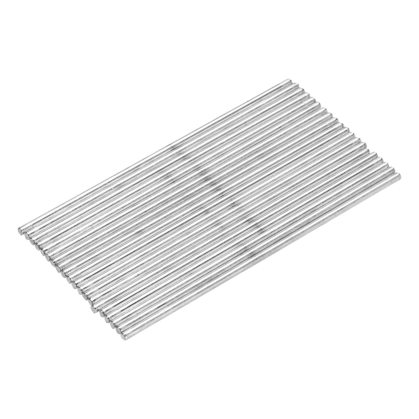 

uxcell 20pcs 2.5mm x 100mm Toy Shafts, Round Iron Axles, Drive Shafts for DIY RC Cars, Trucks, Boats, and Helicopter Models, Silver