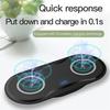 20W Double Seat CAR QI Wireless Charger Fast Charging Pad 2 In 1 Desktop Charger for iPhone 11 Pro X XS MAX XR For Samsung S10 S9