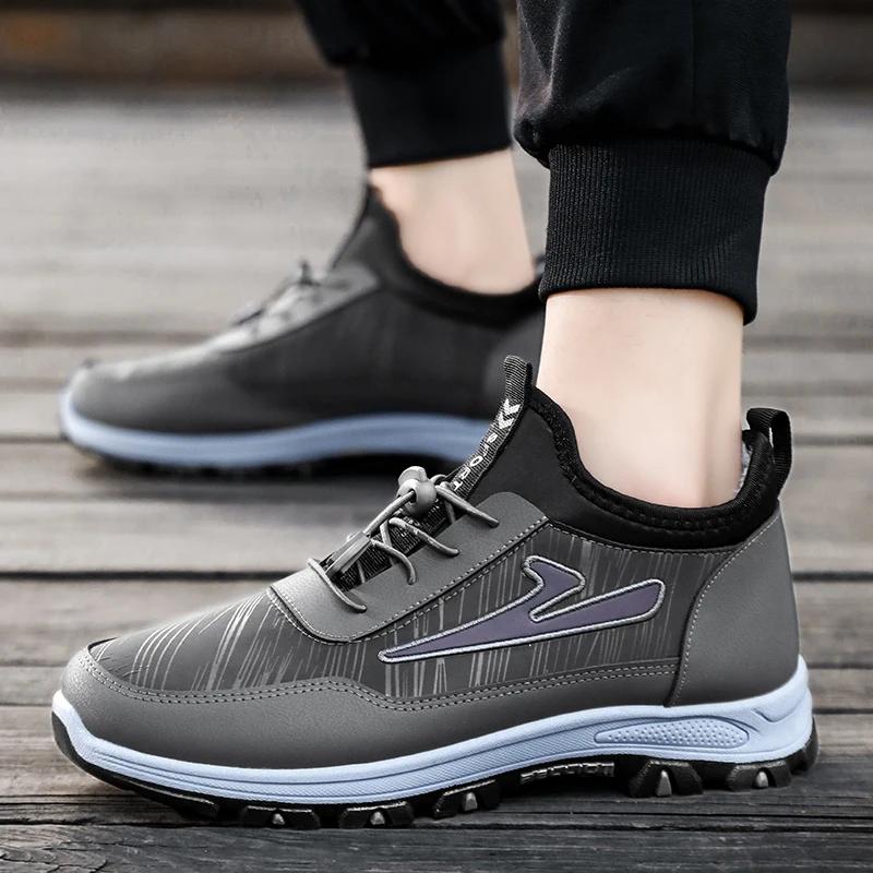Scarpe Invernali da Uomo Casual Calde Scarpe di Cotone da Uomo con Pelliccia Mocassini Sneakers di Lusso di Design Scarpe da Passeggio da Uomo Botas Hombre