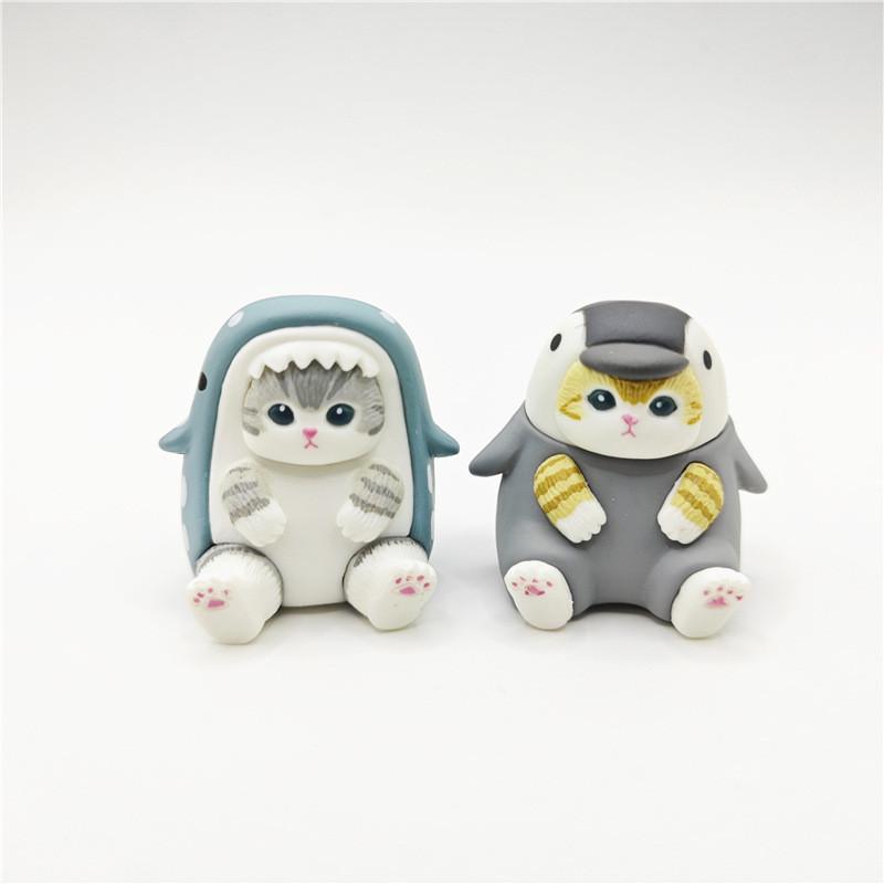 Cat Box Blind Marine Life Sitting Series Squid Penguin Toy Decoration Figurine