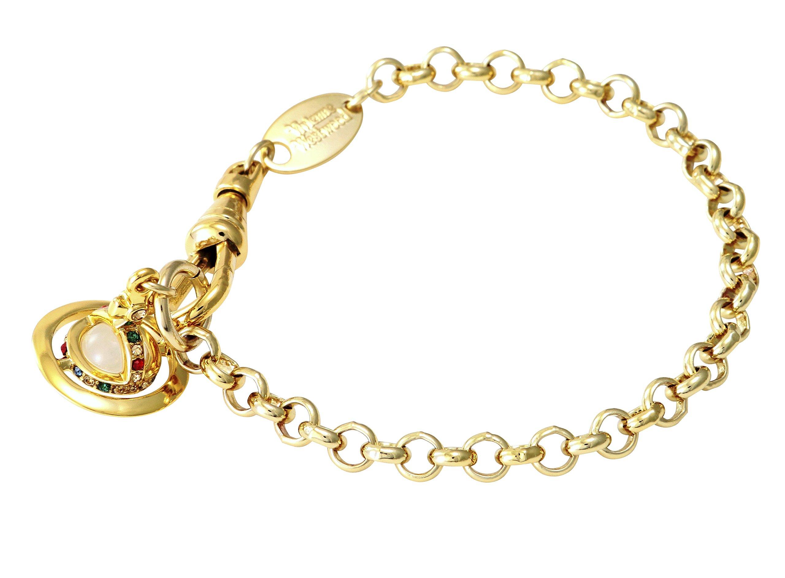 

Vivienne Westwood Petite Orb Bracelet, Women s, Brass, 61020057/R001 [Used]