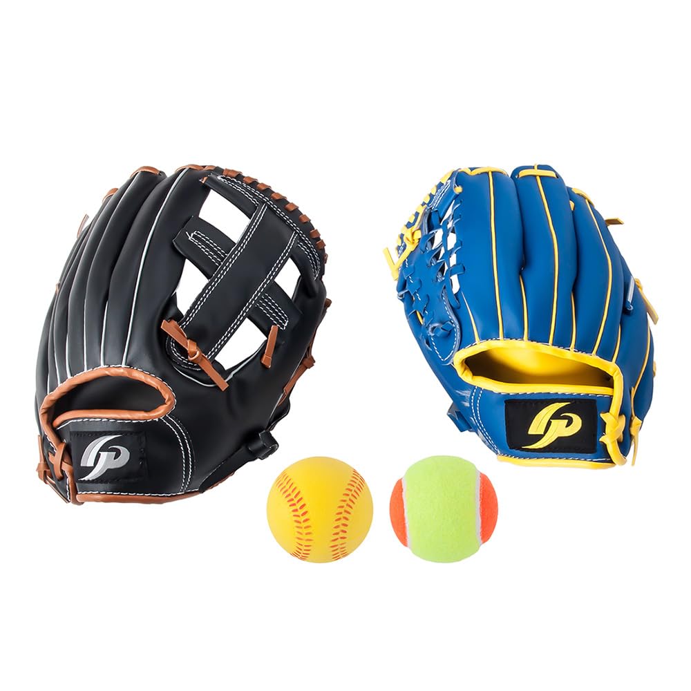 

GP Catch Glove Set with Magic Catch Tennis and Baseball Balls Children 36423 (GP) Parent-Child (Adults - Right-Handed Throwers, - Left-Handed