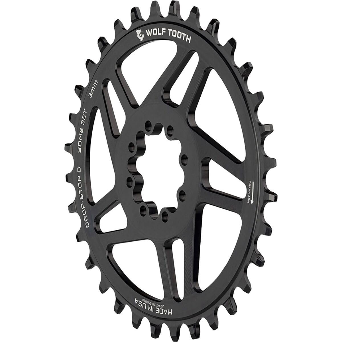 

Wolf Tooth Direct Mount Chainring for SRAM 34T 8-Bolt