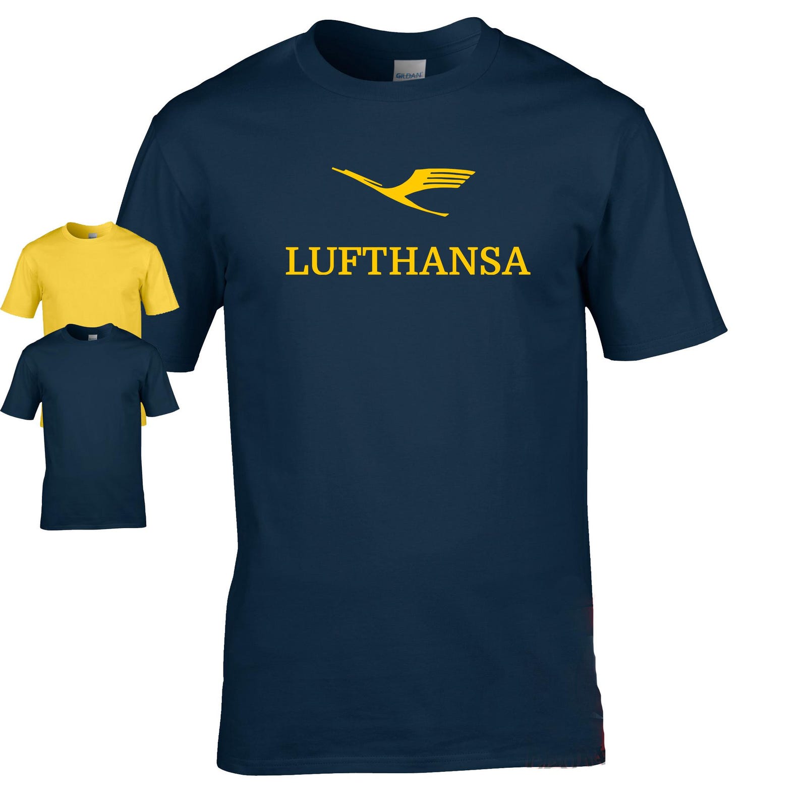 Lufthansa logo T-Shirt 1955 classic airline logo tee XL