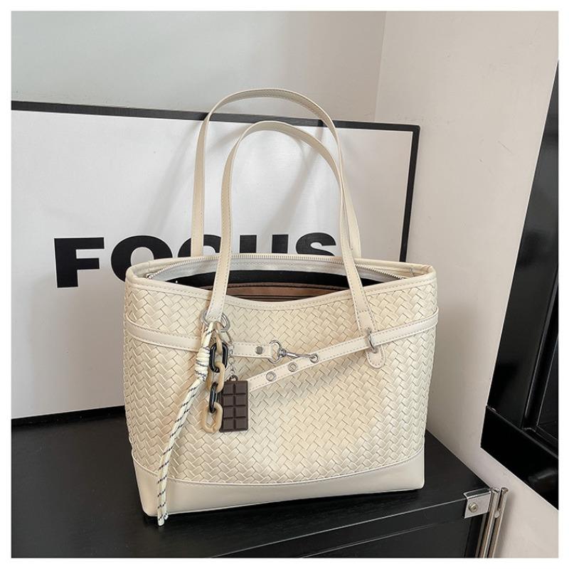 High-end Casual Women's Bag, Fashionable Tote Bag, Simple Large-capacity Commuter Shoulder Bag