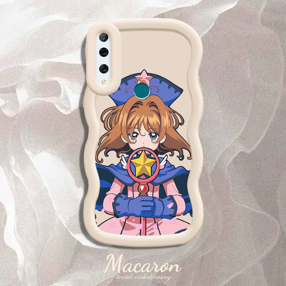 

Окрашенный узор Big Wave Edge Мягкий силиконовый материал Macaron чехол для телефона противоударный защитный резиновый чехол для iPhone Huawei Honor Infinix Tecno Infinix Smart 8 Pro белый