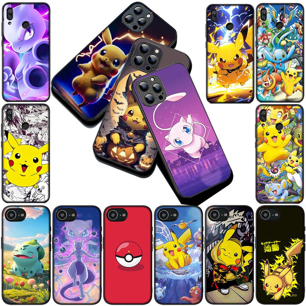 Mewtwo P-Pokemons Mew P-Pikachus Silikon-Handyhülle für Xiaomi Poco C75 C65 C71 C85 X7 X6 M7 F7 F8 Ultra F6 Pro Weiche Hülle