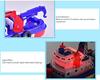 Fauitay Music Light Boat Toy, Automatic Water Spray Electric Bath Toy with Simulated Siren Sound, Rounded Edges Safe Non-Toxic Kids Bath Time Toy