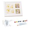 Imprint Clay Photo Frame DIY Keepsake Pet Paw Print Kit Clay Handprint Keepsake Frame  Father's Day