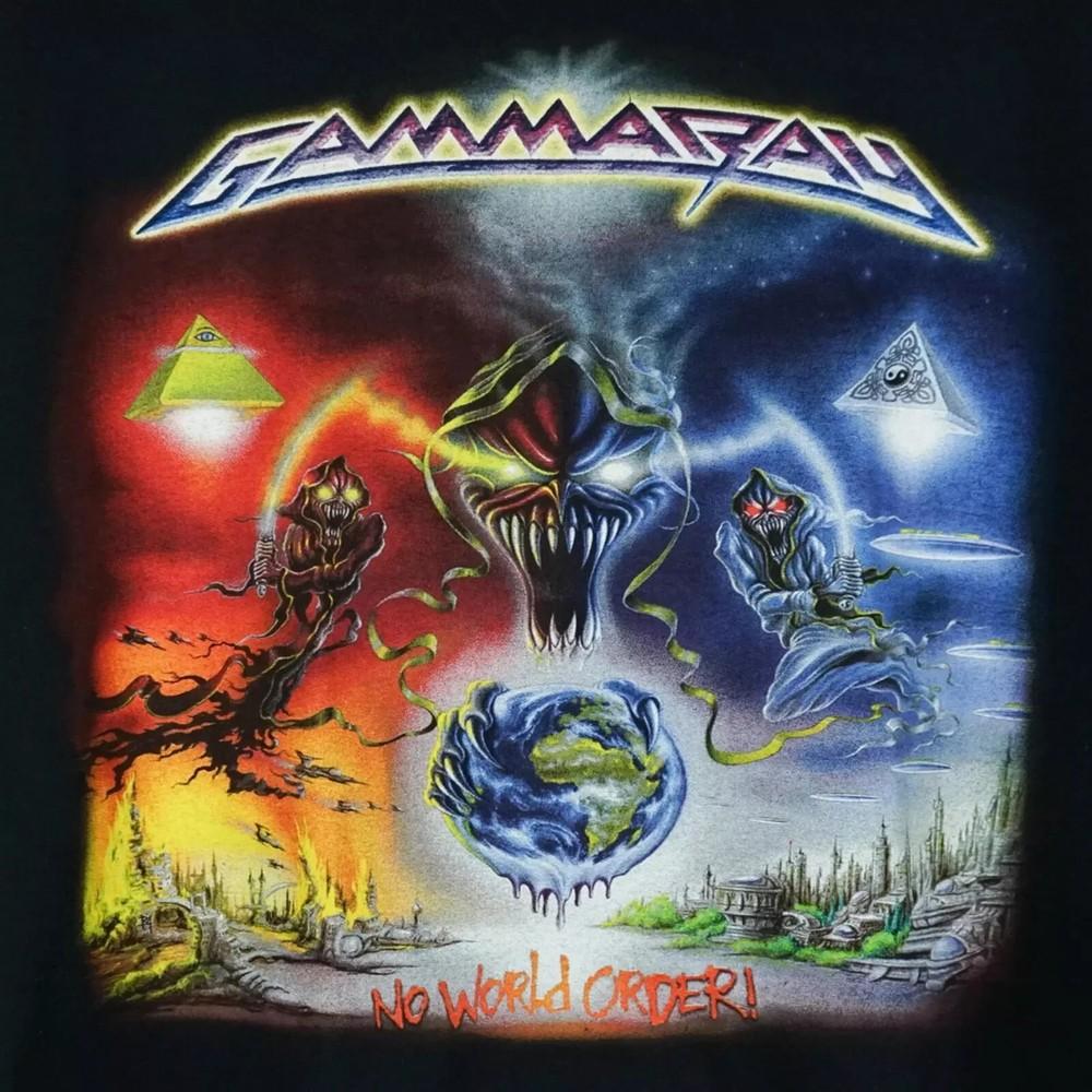 

Футболка Gamma Ray 2001 с коротким рукавом, хлопок, черная, мужская, все размеры от S до 5XL, BO1288, унисекс S