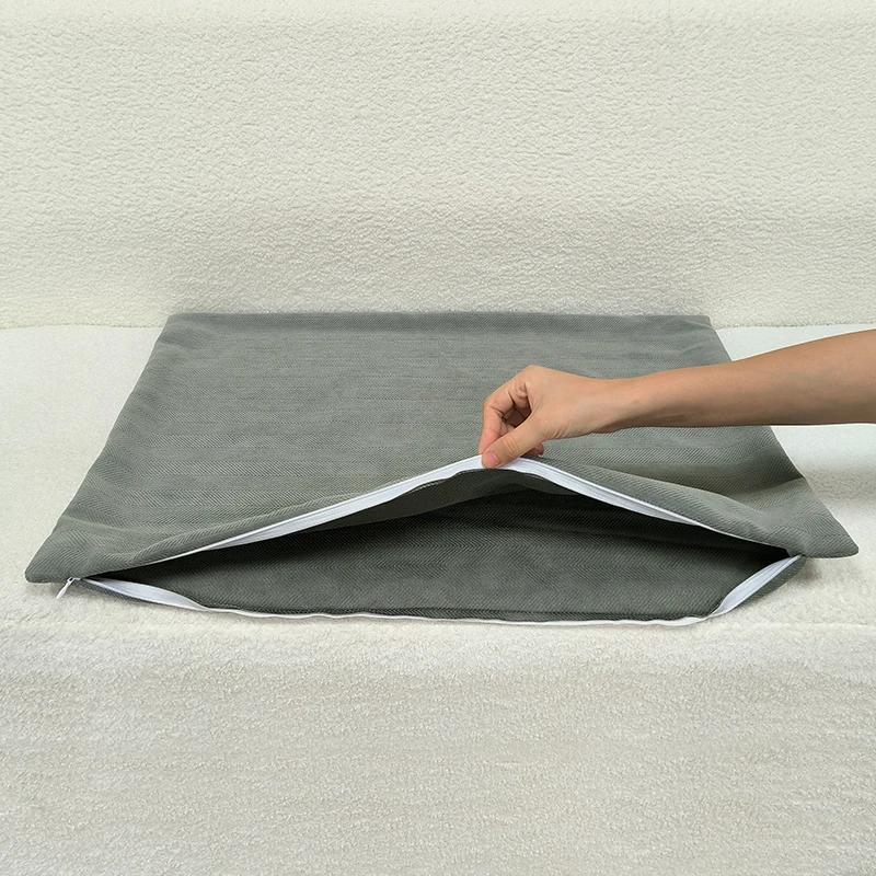 40/45/50/60/70cm Chenille Big Cushion Cover Bamboo Textured Solid Color Throw Pillow Case for Bedroom Sofa Home Decorative
