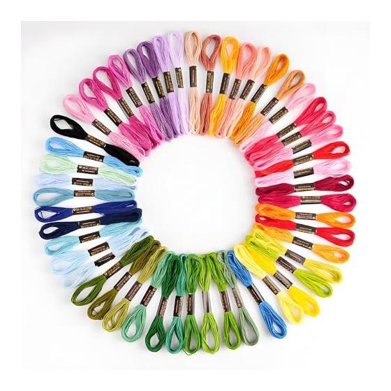 Embroidery Thread Embroidery Thread Set Embroidery 8m Handicraft Thread Cross Stitch High Mass Multicolored Vibrant Sewing Thread Embroidery Thread
