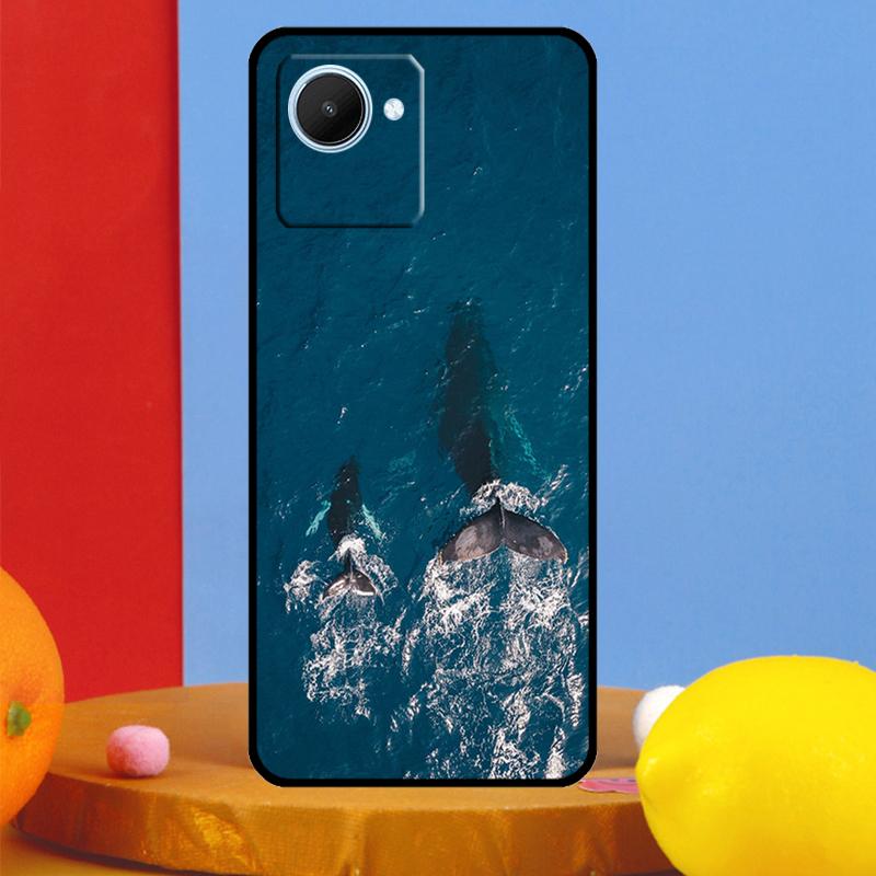 Ocean Whale Shark Swimming For Realme 15 Pro 13 12 11 10 14 Pro Plus C65 C67 C63 C61 C55 C51 C53 C35 C75 GT6 GT7 Case