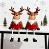 Christmas Hanging Elk Resin Ornaments, Christmas Decoration Desktop Window Decoration Creative Gift