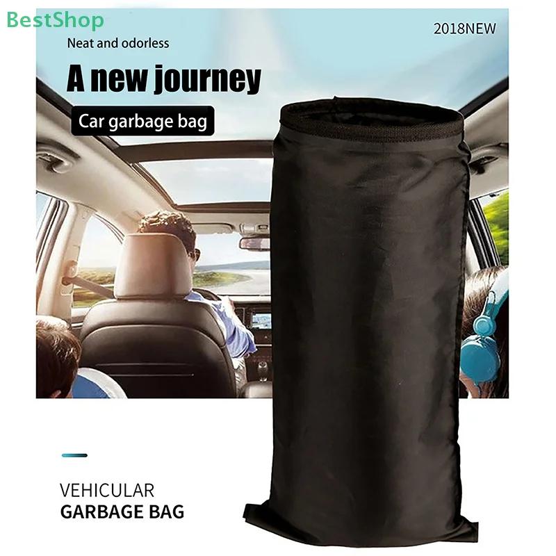 Car Hanging Trash Bag – Eco-Friendly Storage Organizer for Seat Back, Reusable Garbage Holder for Cars