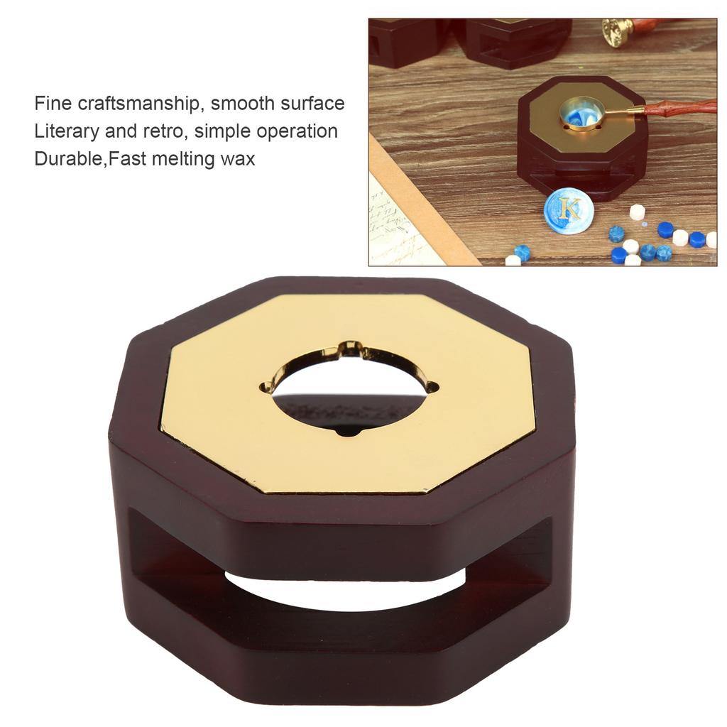 Wax Warmer Fine Craftsmanship Heat Resistant Not Hot Easy To Use Stamp Wax Stove for Envelopes Cards