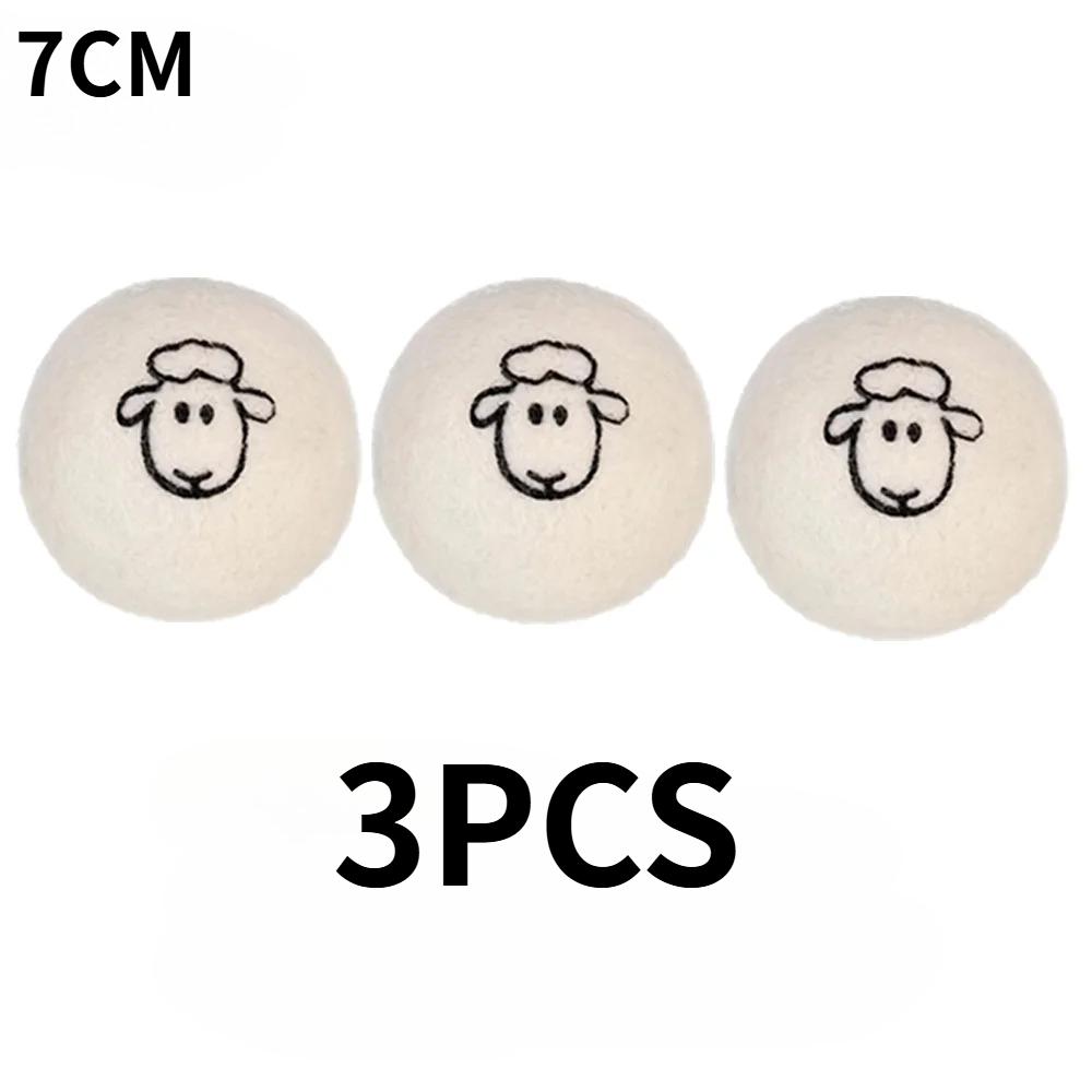 Household Wool Dryer Ball Reusable Washing Machine Quick-Dry Anti-Tangle Laundry Ball Clothe Softener Antistatic Cleaning Gadget
