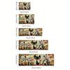 1Pcs Anti Fatigue Kitchen Rugs,Floral Black Cat Print Waterproof Non-Slip Thick Cushioned Kitchen Mat Heavy Duty Comfort Standing Mat for Kitchen