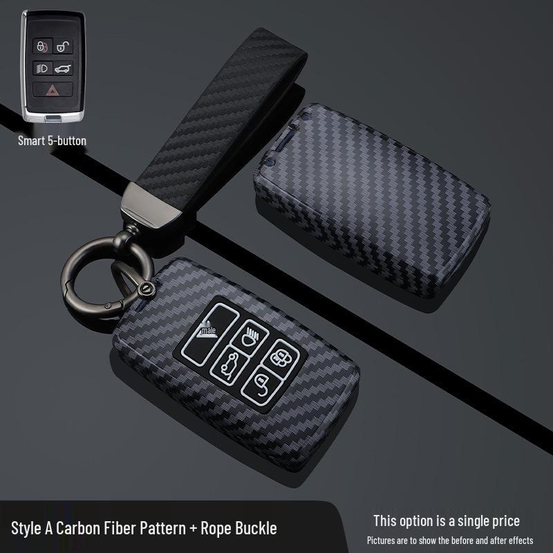 Fits Key Covers for Land Rover Discovery Sport, Range Rover Evoque, Velar, Freelander, Defender & Jaguar