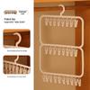 Multi-Functional Sock and Clothing Clip Hanger for Household Storage and Drying