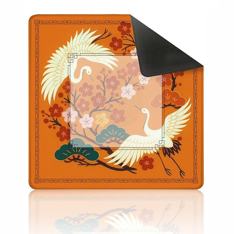 2026MUZHENGFoldable Rubber Eco-Friendly Waterproof Anti-Slip Durable American Mahjong Table Mat for Poker and Home Entertainment