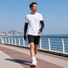 Men Sun Protection Gloves, Open Finger Driving Gloves, Anti-slip Palm, Cooling UV Protection Gloves for Summer Cycling Hiking