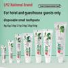 Disposable 3g Toothpaste for Gum Protection with Lid - Ideal for Bath Travel, Hotel, Guest House