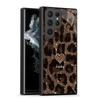 Low-key and Light Luxury Glass Shell Leopard Print Phone Case for  Galaxy S23 S25 Edge S25 Ultra S20 FE S24 S22 Ultra S21FE