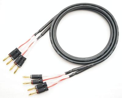 CANARE 4S6G Copper Wire with Banana Plug Speaker Cable Set of 2 Oxygen-Free (2.5m)