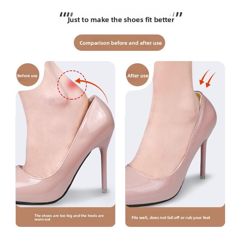 New Heel Sticker Anti-wear Foot Anti-heel Protection Heel Adjustment Shoe Size High Heel Sticker