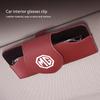 Car Sun Visor Glasses Box Clip Sunglasses Holder Eyeglasses Storage For MG Cyberster MG3 MG5 MG7 MG6 ZS ES5 ONE HS MG4 EV EZS UU444