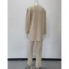 2026 Spring and Autumn New Women's Casual Fashion Jacket, Vest, and Pants Knit Three-Piece Set