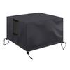 Gas Fire Cover Square - 32x32x24 Inch Waterproof Anti-UV Heavy Duty for Patio