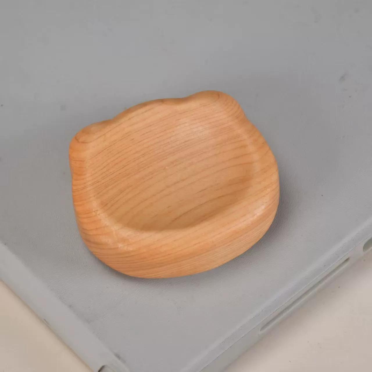 Waxberry wood, concave surface, tray, cushion, decorative coasters Chinese Wood Carving Wood Statue Wood Figurine Wood Sculpture Wood Hand Carved