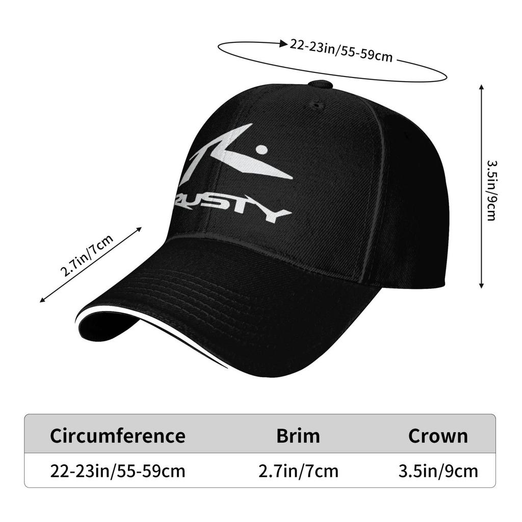 Rusty Surfboards Baseball Cap Hip Hop Dean Sam Sandwich Caps for Men Women Adjustable Dad Hat Sport